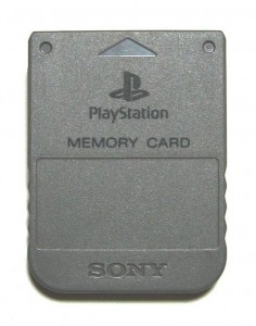 Eine Memory Card für die PlayStation bzw. PSone.