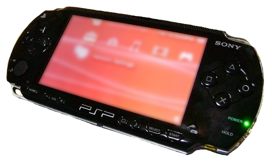 Die Sony PlayStation Portable.